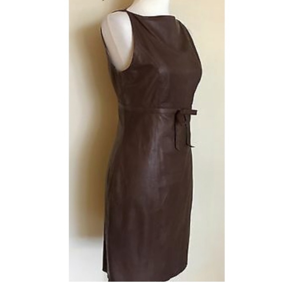 Robert Rodriguez Leather Bow Dress - Picture 6 of 17